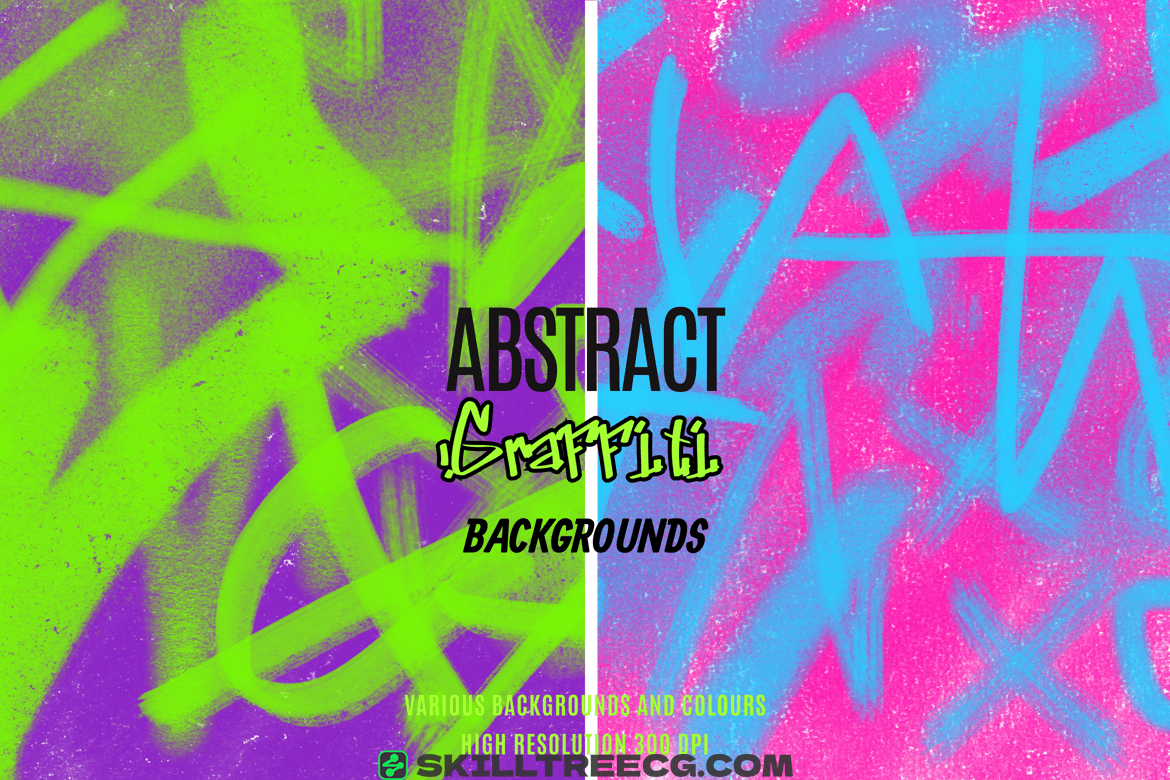 Abstract Graffiti Backgrounds（834683）-技能树